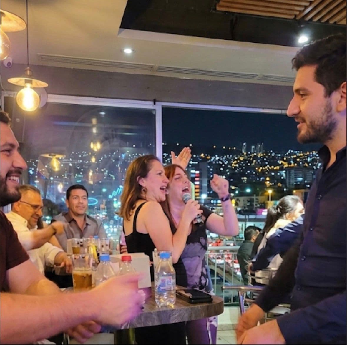 Karaoke con vista